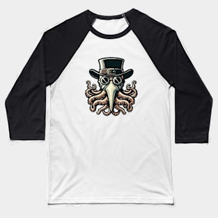 Tentacles Plague Doctor Baseball T-Shirt